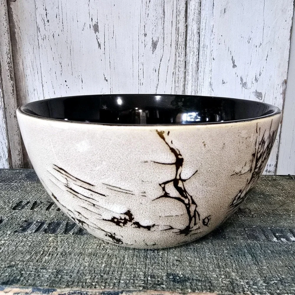 Mossy Oak Tan Glaze Stoneware Replacement Bowl - Matches‎ Ducks Design